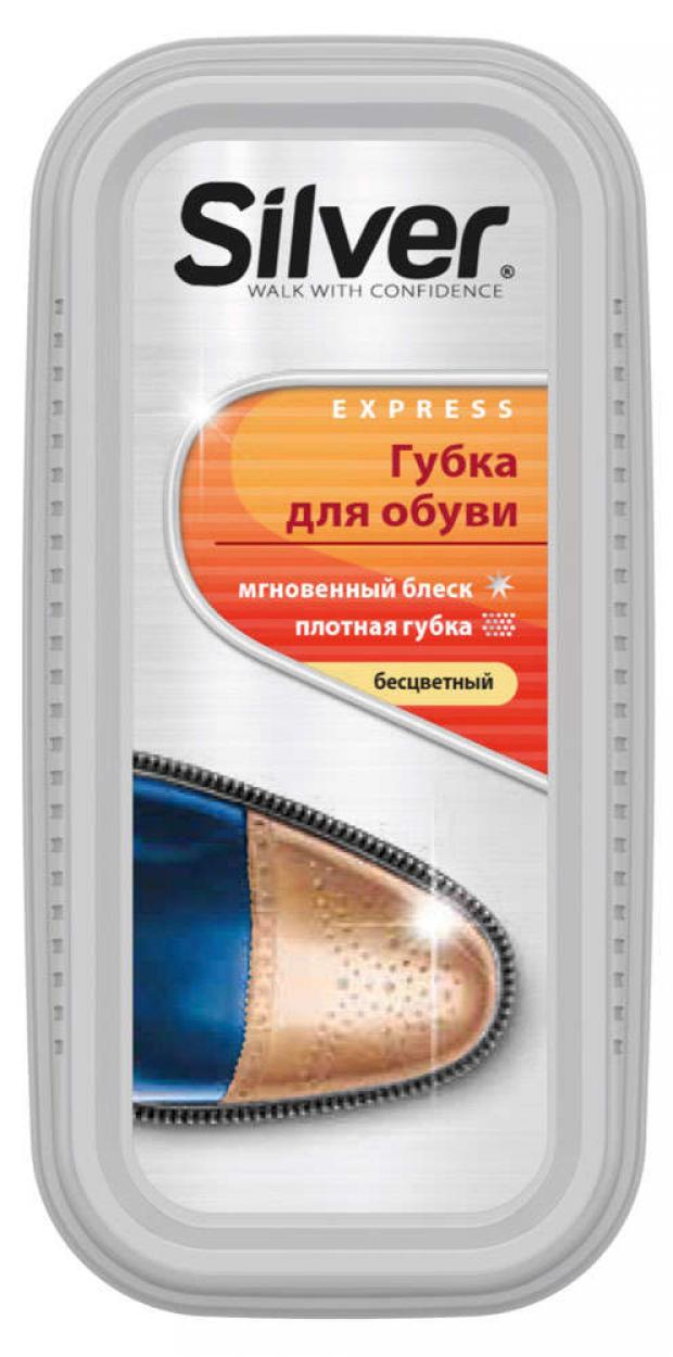 Губка для обуви Silver Express бесцветная 1 шт 45₽