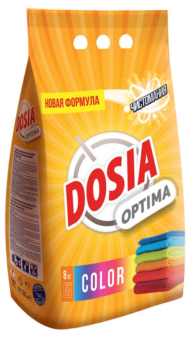 фото Стиральный порошок dosia optima color для цветного белья, 8 кг