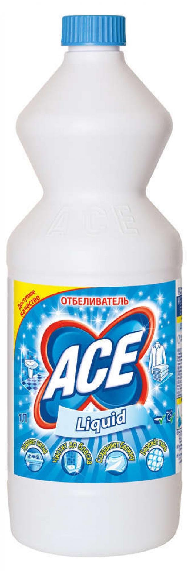 фото Отбеливатель ace бережное отбеливание универсальный жидкий, 1 л
