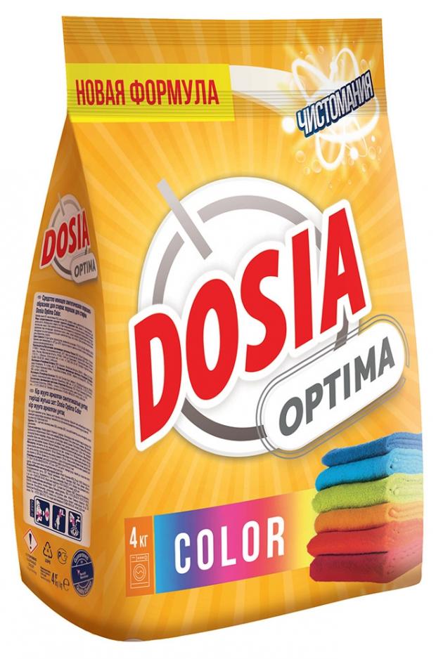 фото Стиральный порошок dosia optima color для цветного белья, 4 кг