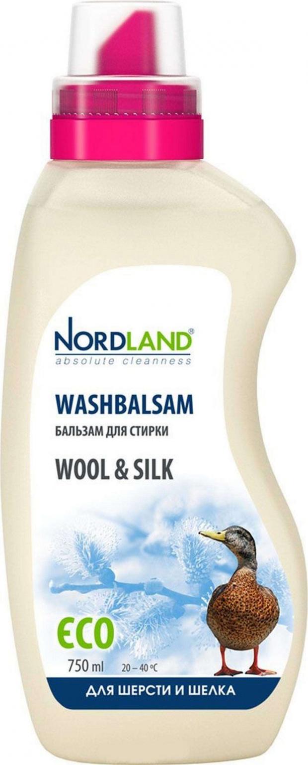 фото Бальзам для стирки nordland wool&silk для шерсти и шелка, 750 мл