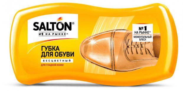 фото Губка для обуви salton standart для гладкой кожи черная