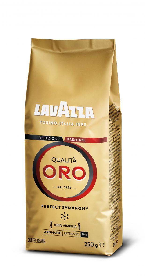 фото Кофе в зернах lavazza qualita oro жареный, 250 г