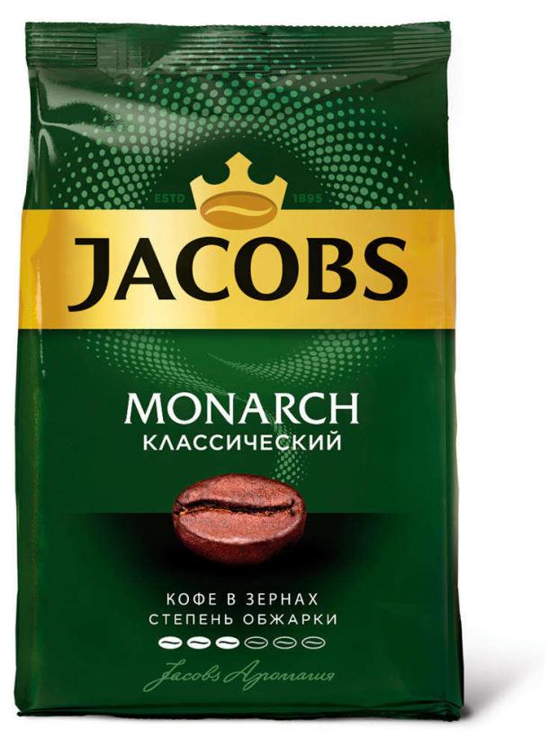 фото Кофе в зернах jacobs monarch жареный, 800 г