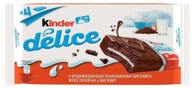 

Пирожное Kinder Delice бисквитное, 156 г