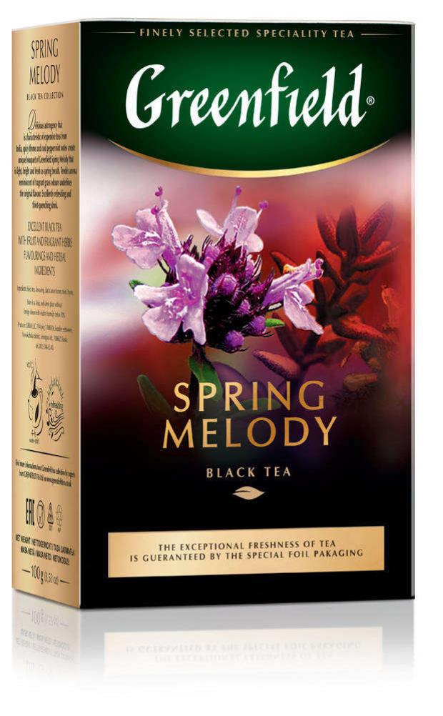 фото Чай черный greenfield spring melody листовой, 100 г