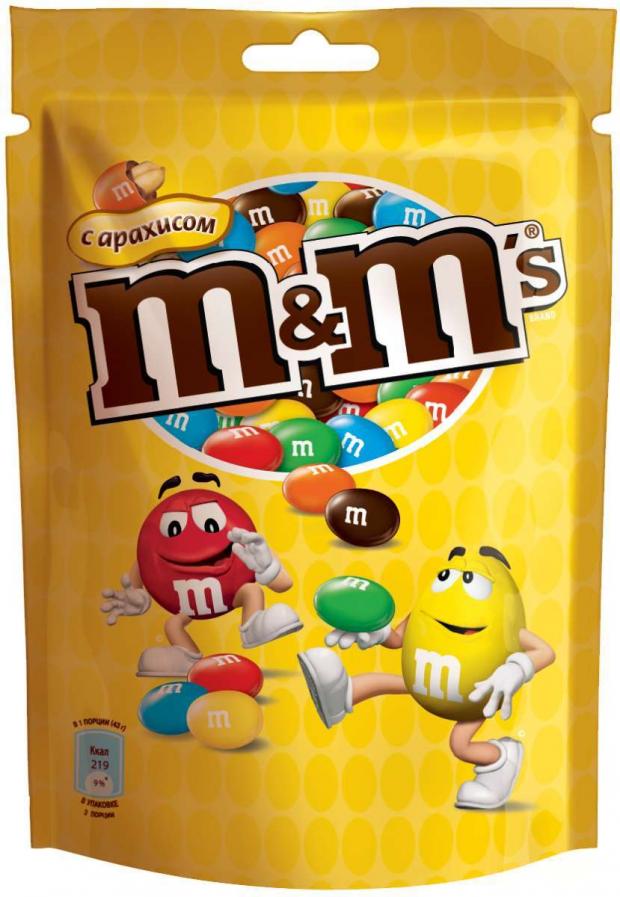 

Драже M&M's с арахисом, 130 г