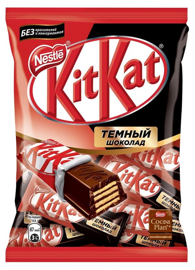 Шоколад KitKat темный с хрустящей вафлей 169 г 100₽