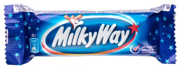 Шоколадный батончик Milky Way, 26 г