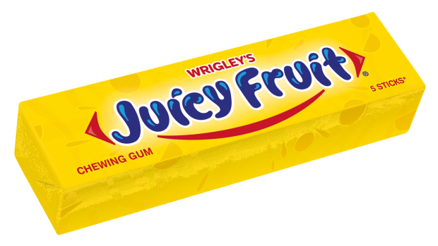 фото Резинка жевательная juicy fruit, 13 г