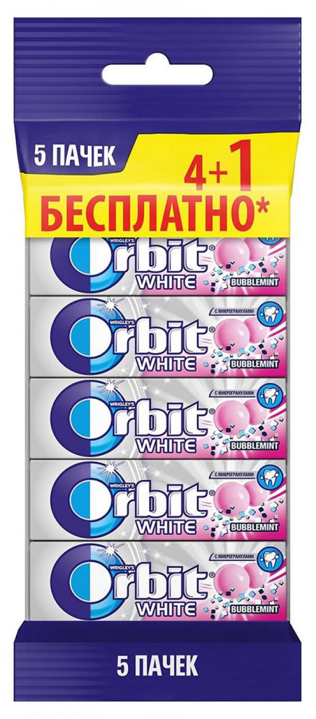 фото Резинка жевательная orbit bubblemint без сахара, 5х13 г