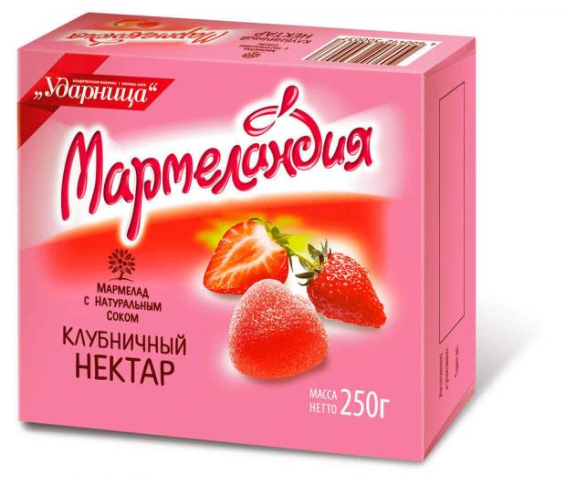 Мармелад «Мармеландия» Клубничный нектар, 250 г