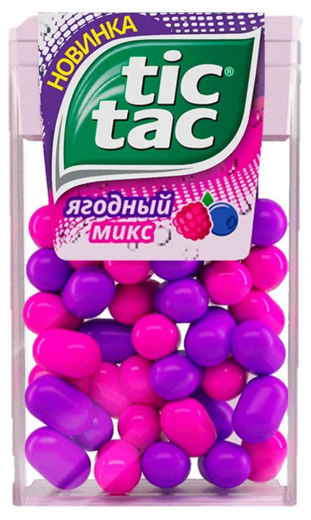 фото Драже tic tac ягодный микс со вкусом малины и голубики, 16 г