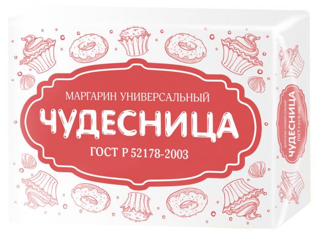 Маргарин Чудесница универсальный 55 180 г 20₽