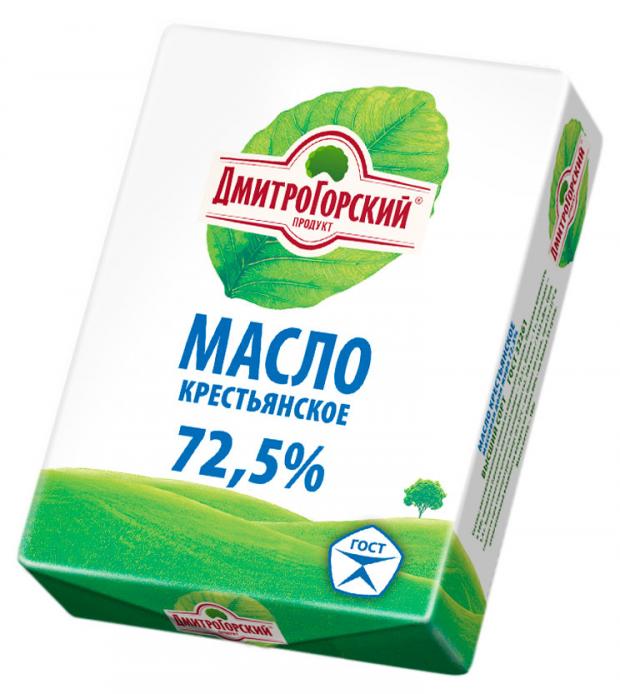 фото Масло сливочное «дмитрогорский продукт» крестьянское 72,5 %, 180 г