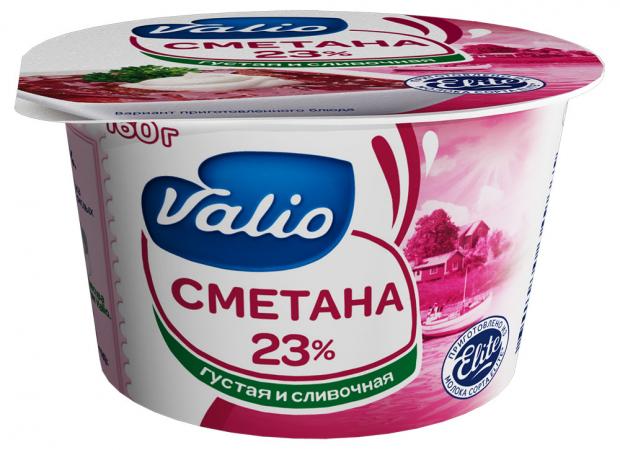 фото Сметана valio 23%, 160 г