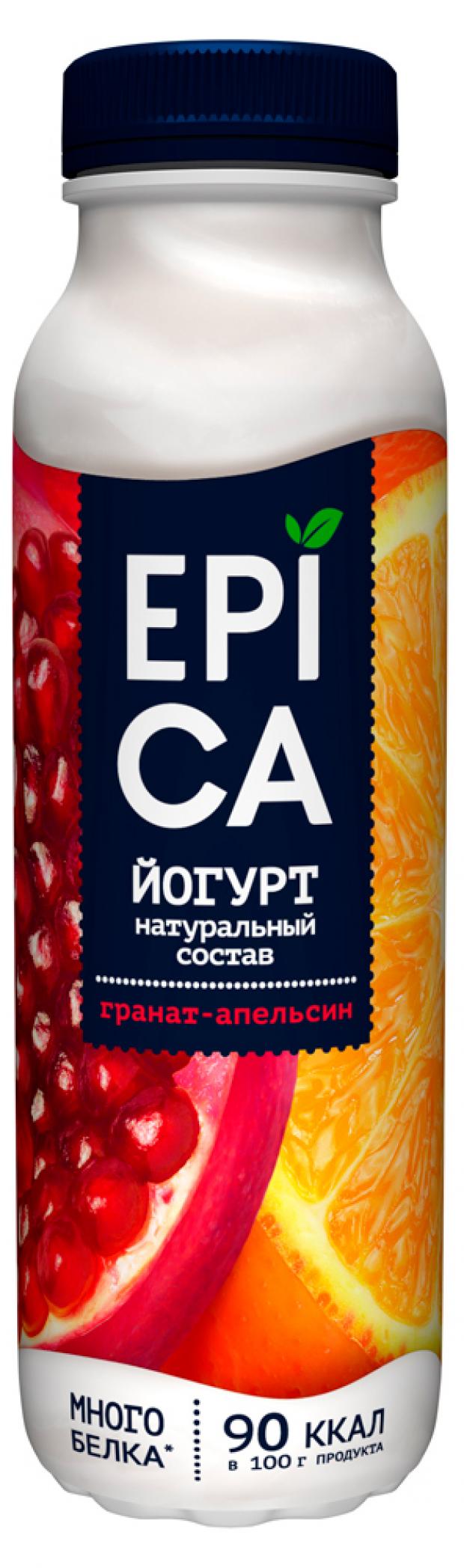 

Йогурт питьевой Epica гранат апельсин 2,5 %, 290 г