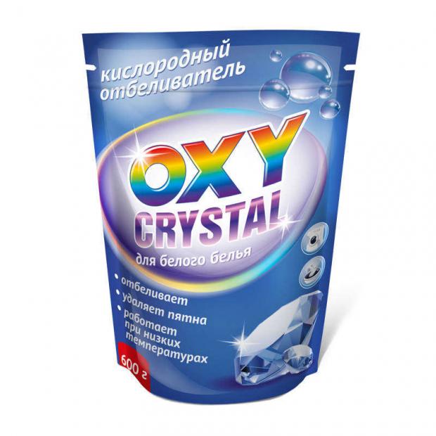 фото Отбеливатель oxy сrystal кислородный для белого белья, 600 г oxy crystal