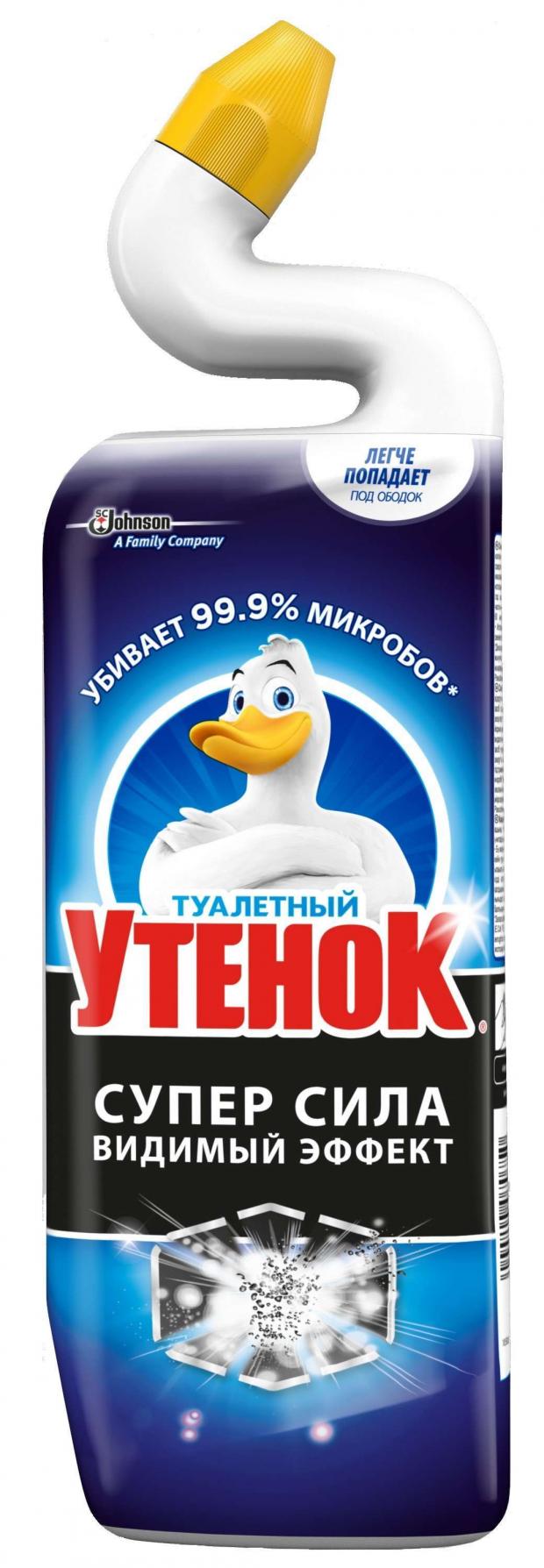 Гель для туалета «Туалетный Утенок» Супер сила, 900 мл