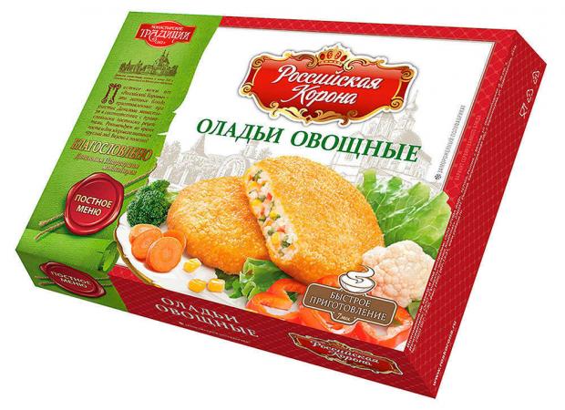 Оладьи овощные «Российская Корона», 260 г