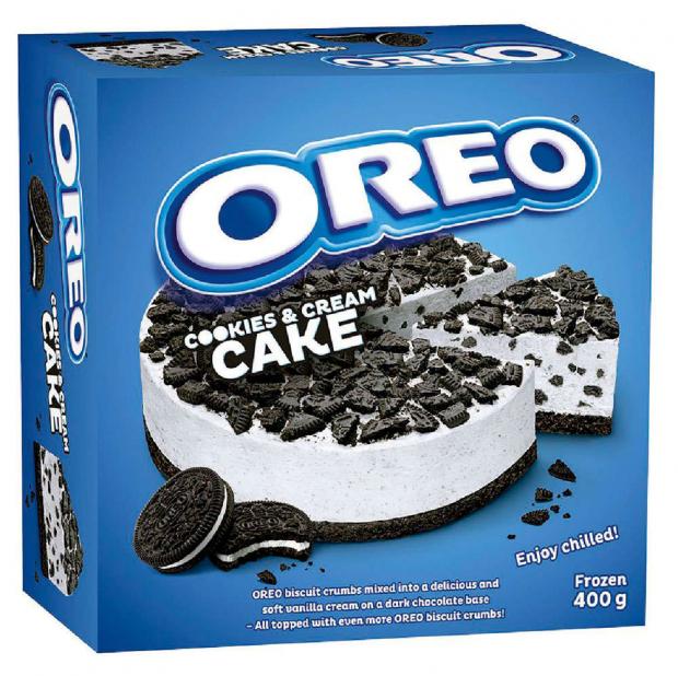 Торт Almondy Шоколадный с печеньем OREO со сливками 400 г 637₽