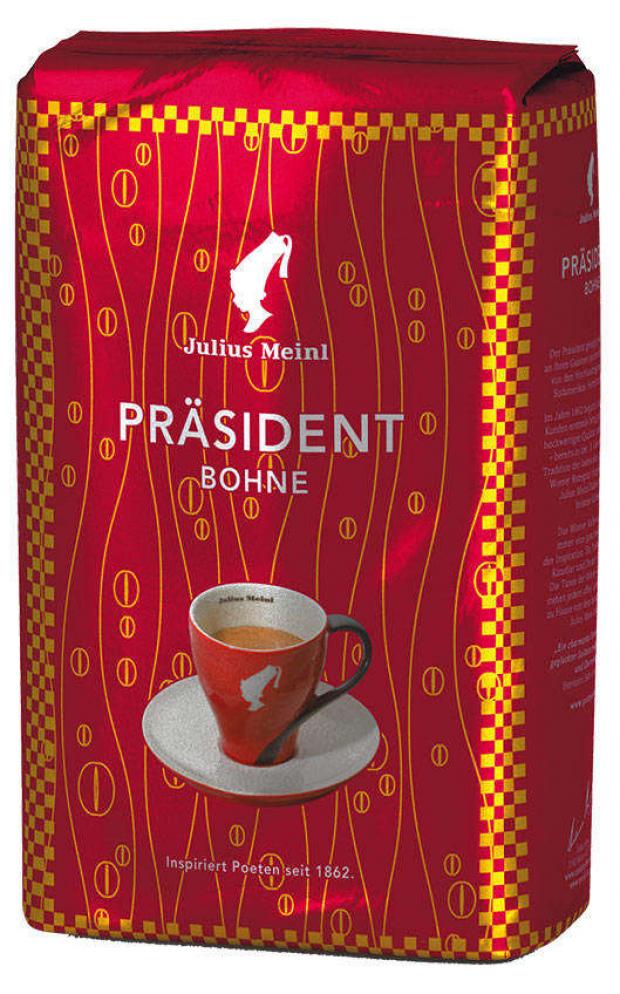 фото Кофе в зернах julius meinl prasident, 500 г