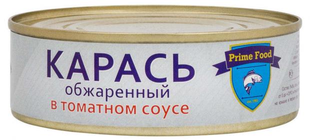 

Карась Prime Food в томатном соусе, 230 г