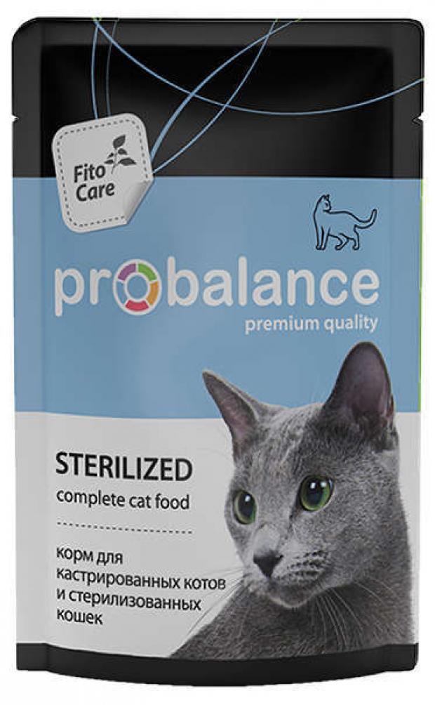 фото Корм для стерилизованных кошек probalance sterilized, 85 г