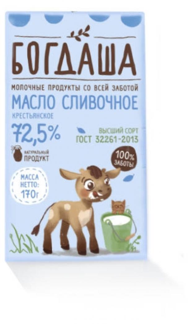 

Масло сливочное «Богдаша» крестьянское 72,5%, 170 г