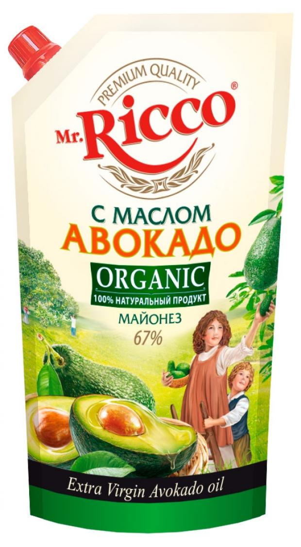 фото Майонез mr.ricco organic с маслом авокадо 67%, 400 мл