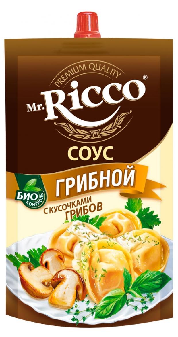 фото Соус грибной mr.ricco на основе растительных масел 35%, 210 г