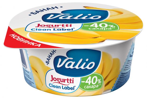 Йогурт Valio с бананом 2,9%, 120 г