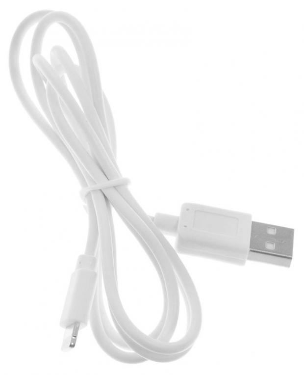 фото Дата-кабель usb-8-pin для apple белый, 1 м red line