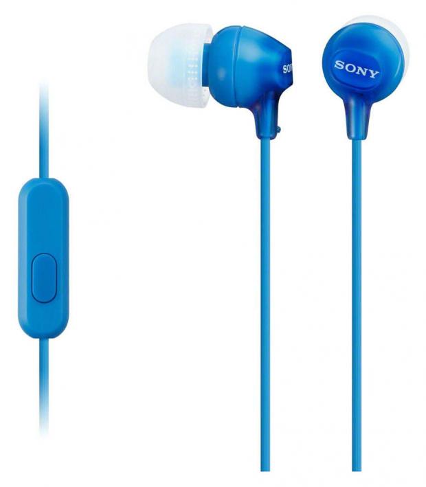 

Наушники Sony MDR-EX15APL синие