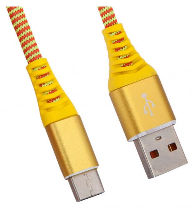 фото Usb кабель liberty project type-c носки желтый