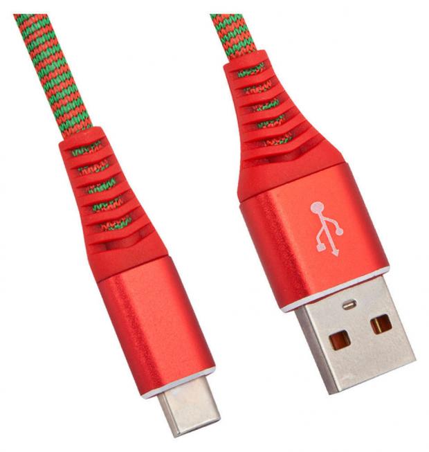 фото Usb кабель liberty project type-c носки красный