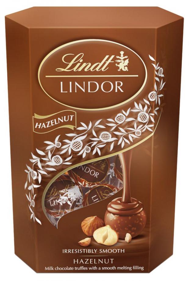 фото Набор конфет lindt lindor с фундуком, 200 г