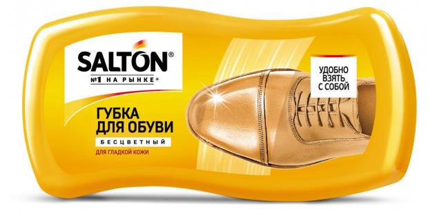 Губка-мини для гладкой кожи Salton Волна бесцветная 55₽