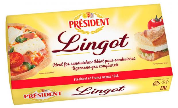 Сыр мягкий President Lingot 60%, вес