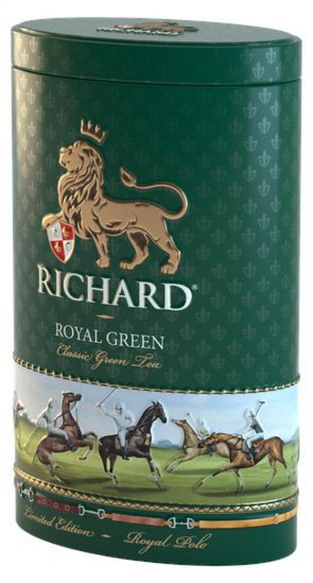 Чай зеленый Richard Royal Green крупнолистовой, 80 г