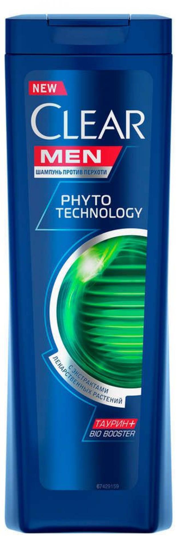 

Шампунь для волос мужской Clear Men Phytotechnology, 200 мл