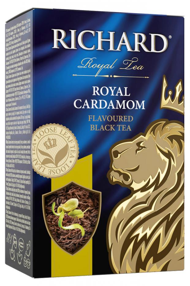 

Чай черный Richard Royal Cardamom с кардамоном листовой, 90 г