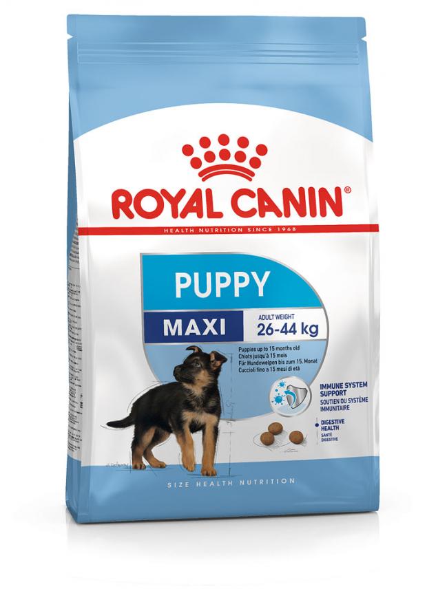 фото Сухой корм для щенков крупных пород royal canin maxi puppy, 3 кг