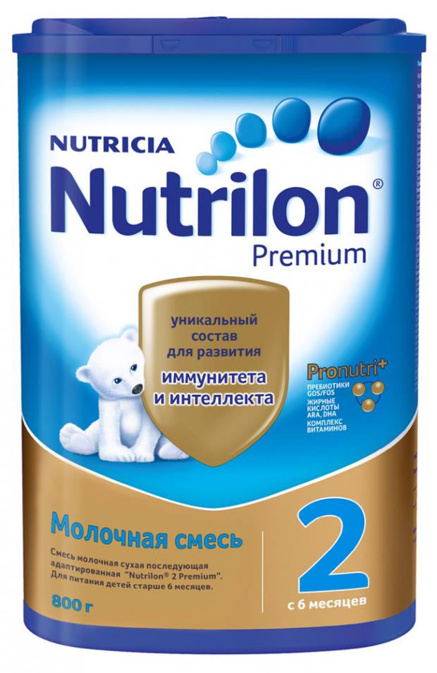 

Смесь сухая молочная Nutrilon Premium 2 с 6 мес, 800 г