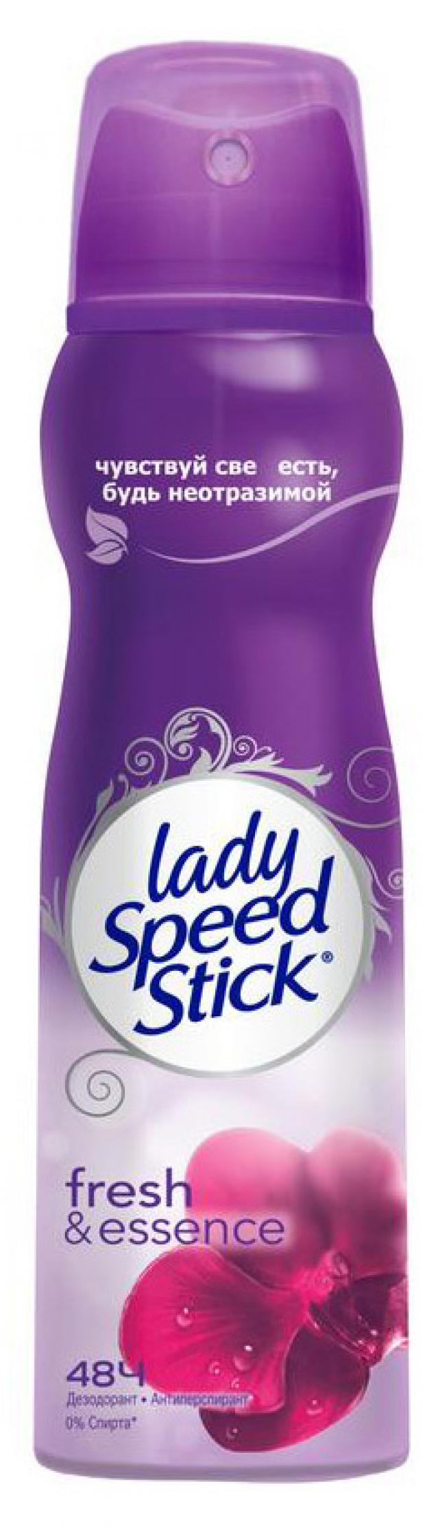 фото Дезодорант антиперспирант спрей lady speed stick fresh&essence черная орхидея, 150 мл