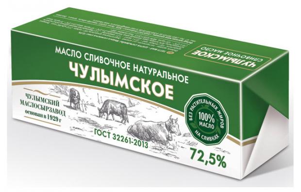 фото Масло сливочное «чулымское» натуральное 72,5%, 500 г