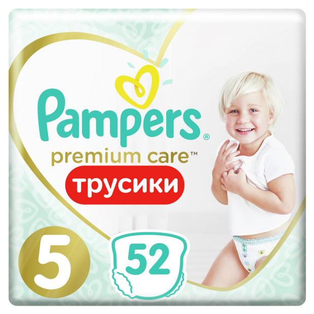 

Подгузники-трусики Pampers Premium Care 12-17 кг размер 5, 52 шт