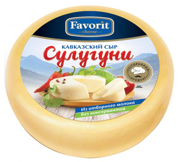 

Сыр мягкий Favorit Сheese Сулугуни 45%, 320 г