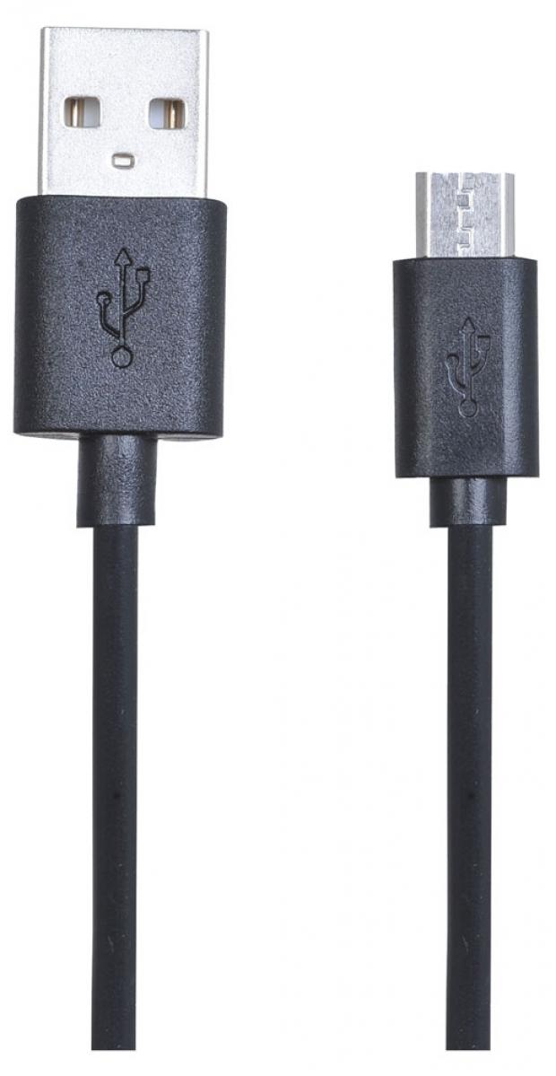 фото Кабель selecline microusb черный, 1 м