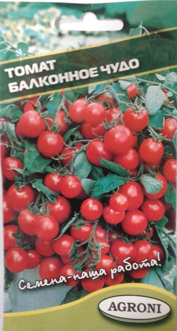 

Семена Томат «Агрони» Балконное чудо, 0,1 г